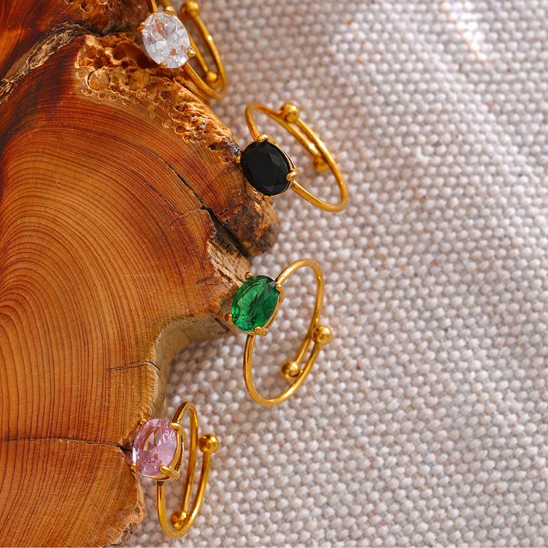 Bague Acier Inoxydable Blanc