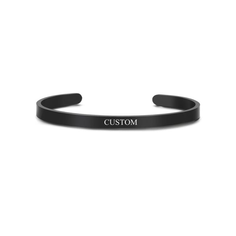 Bracelet Acier Inoxydable Noir