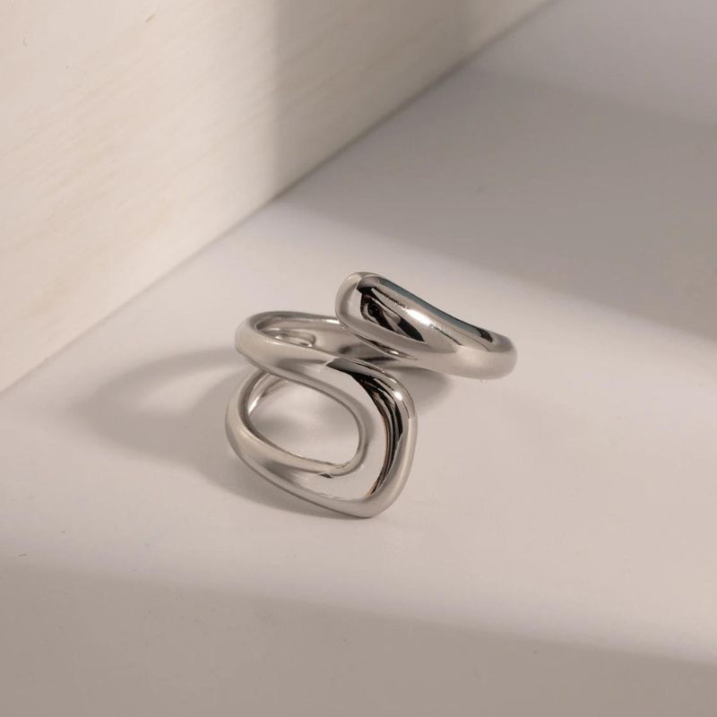 Bague Acier Inoxydable Argent