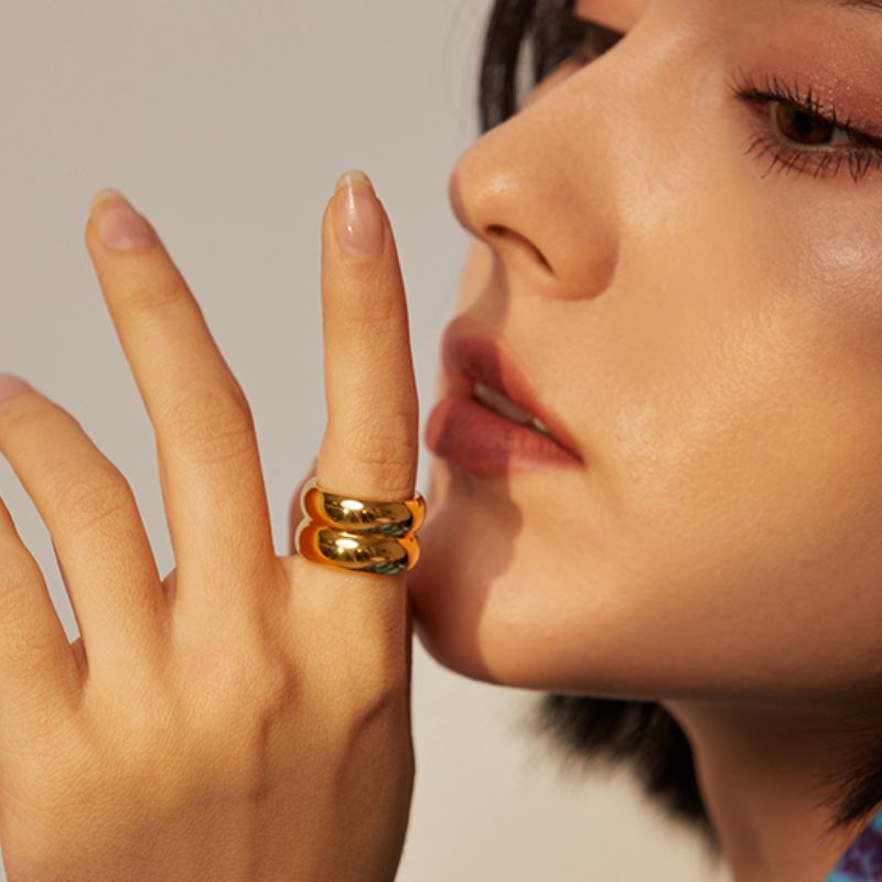 Bague Acier Inoxydable Obsession