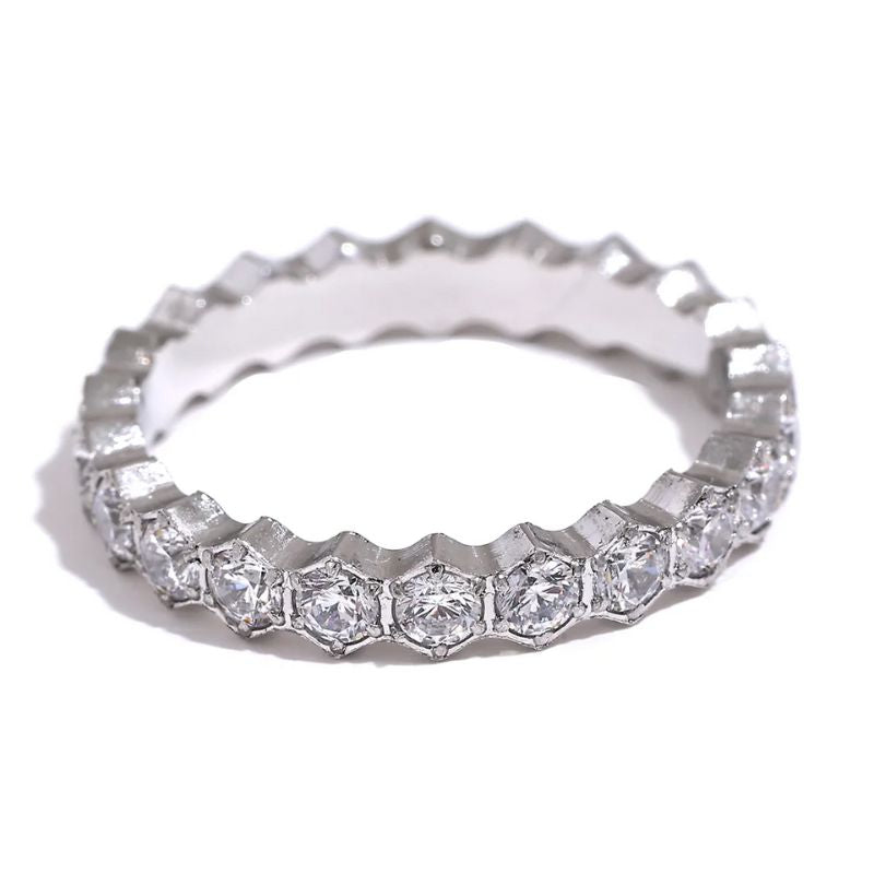 Bague Acier Inoxydable Argent