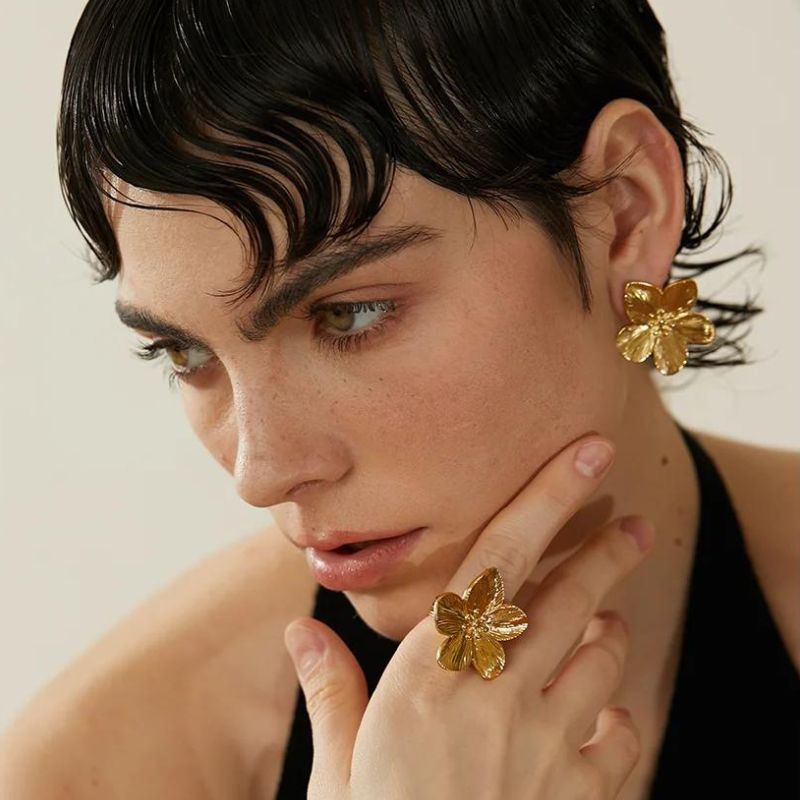 Boucle d'Oreille Acier Inoxydable