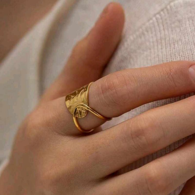 Bague Acier Inoxydable Alegria