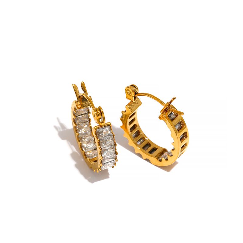 Boucle d Oreille Acier Inoxydable