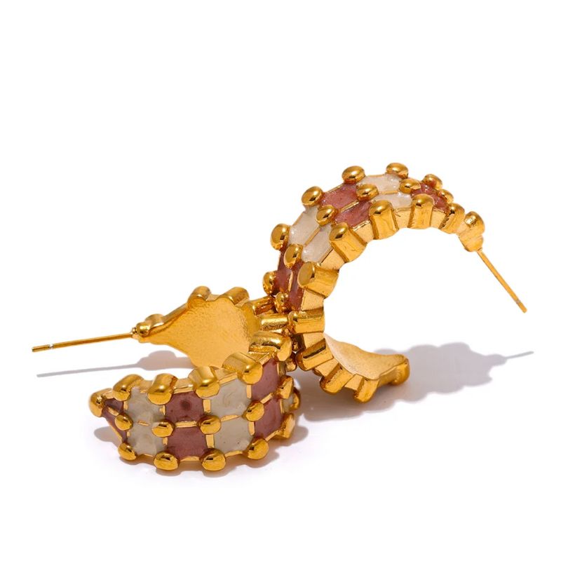 Boucle d Oreille Acier Inoxydable