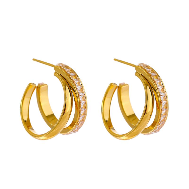 Boucle d Oreille Acier Inoxydable