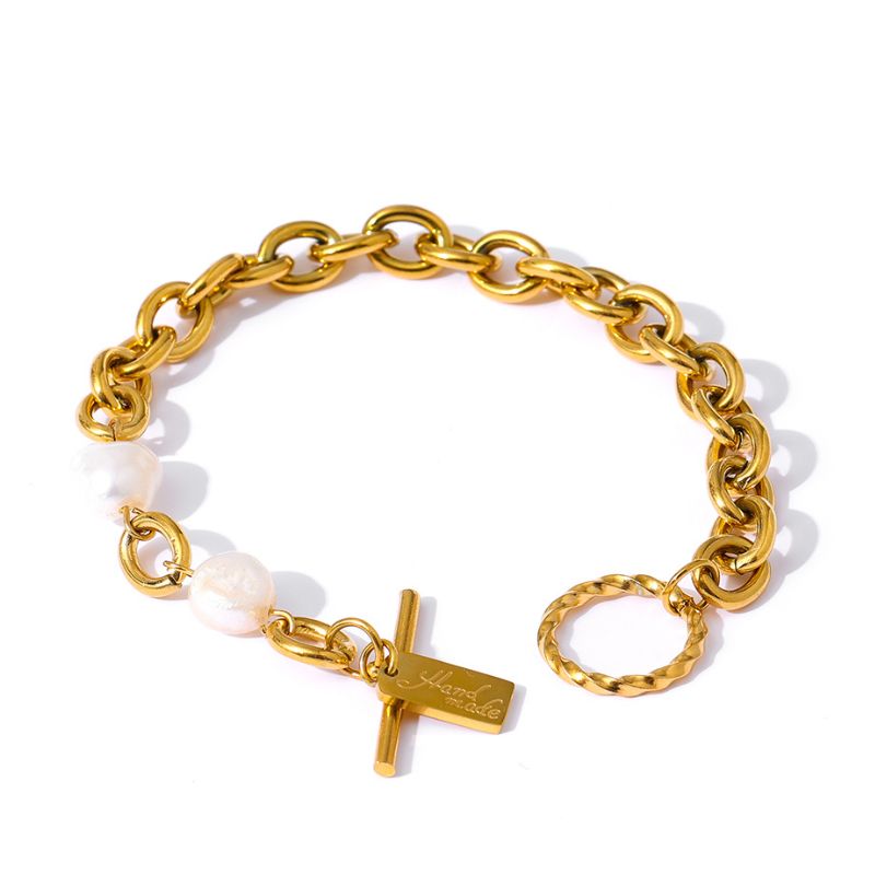 Bracelet Acier Inoxydable Doré