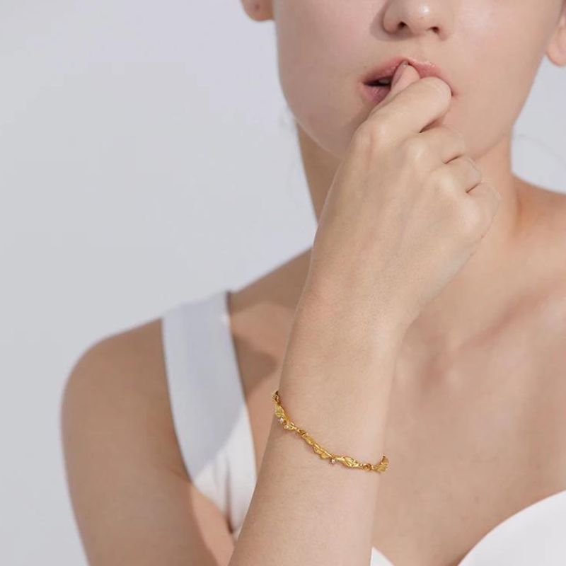 Bracelet Acier Inoxydable Doré