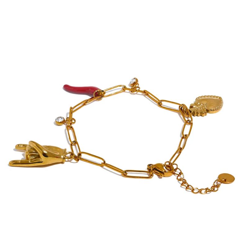 Bracelet Inoxydable Breloques