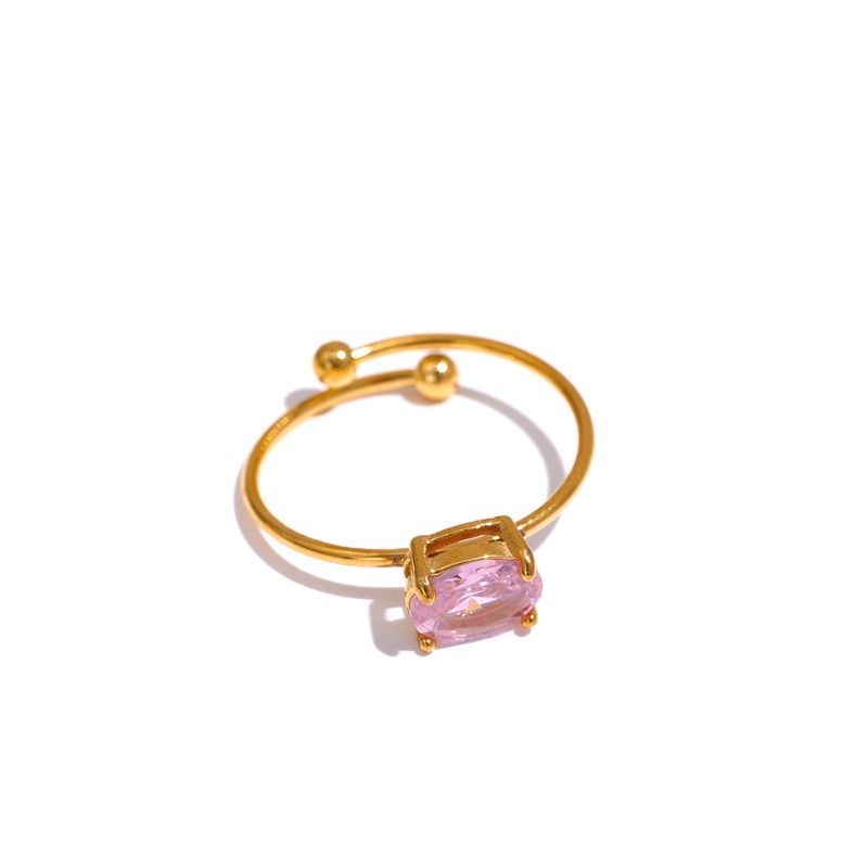 Bague en Acier Inoxydable Dorée