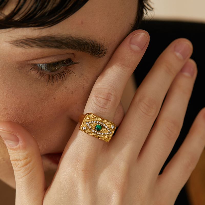 Bague Acier Inoxydable Femme