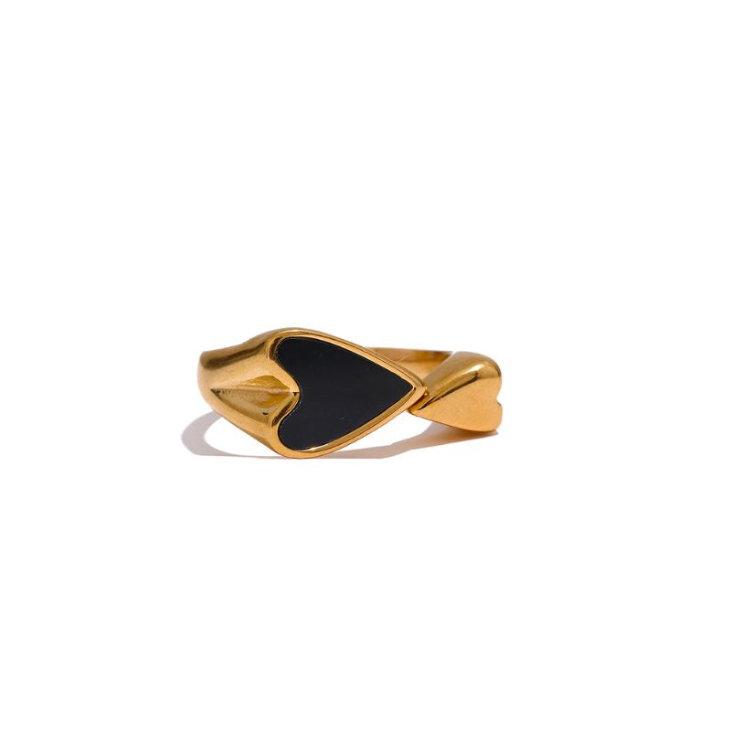Bague Acier Inoxydable Noir