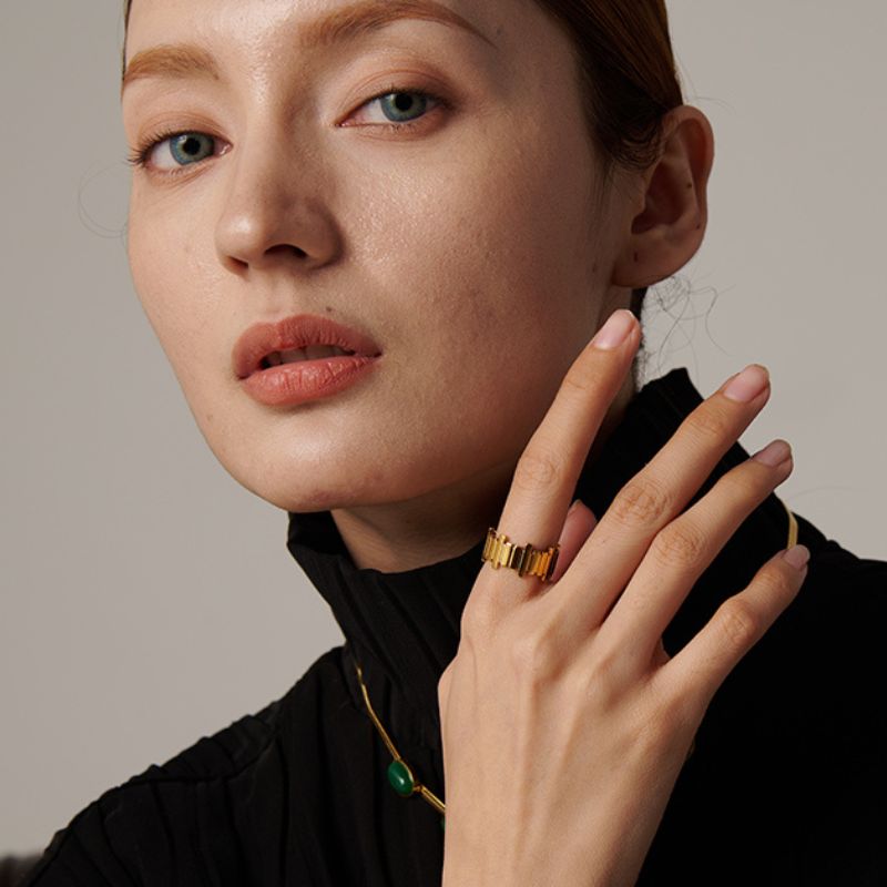 Bague Acier Inoxydable Femme