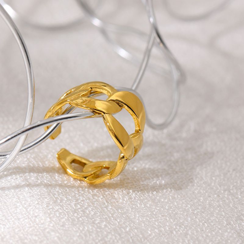 Bague en Acier Inoxydable Femme