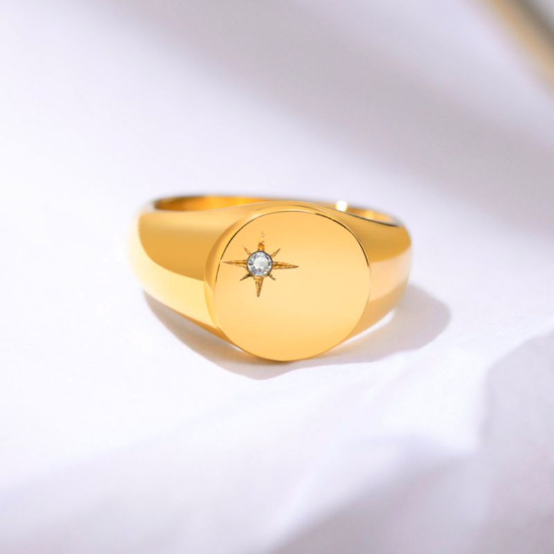 Bague Acier Inoxydable Femme