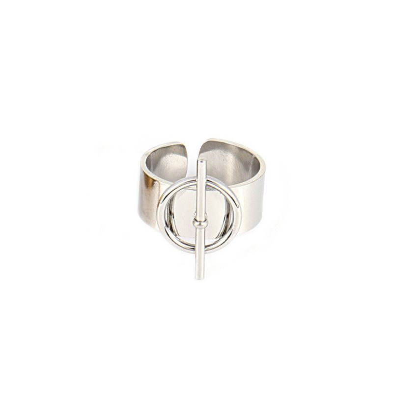 Bague Acier Inoxydable Femme