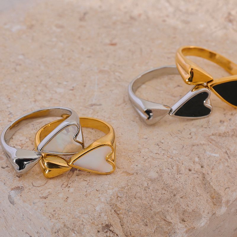 Bague en Acier Inoxydable Or