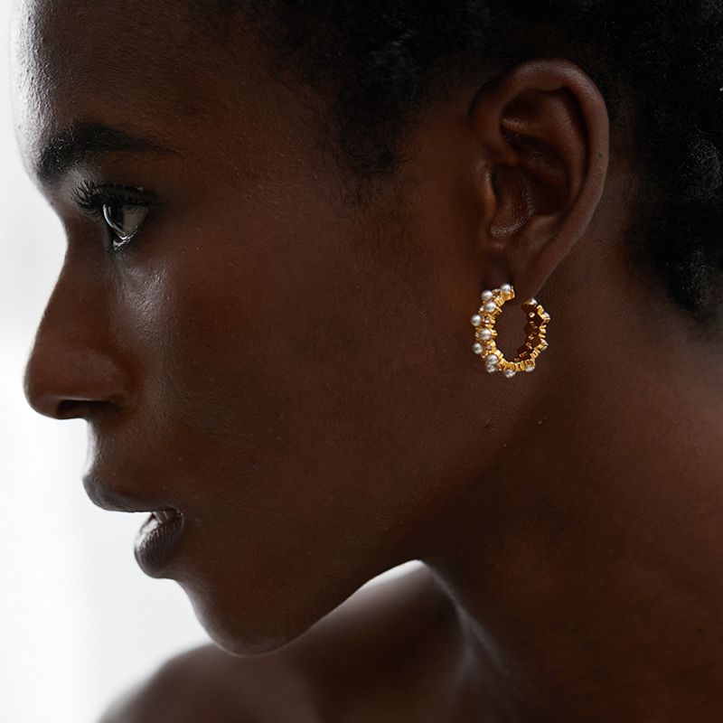 Boucles d Oreilles Acier Inoxydable