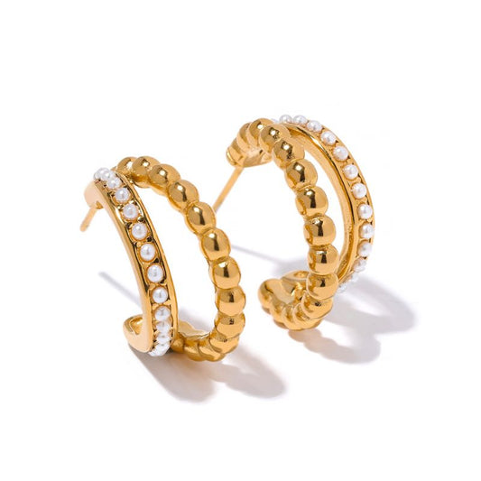 Boucle d Oreille Acier Inoxydable