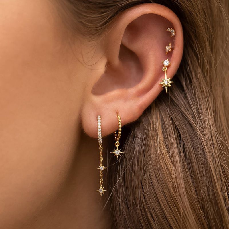 Boucle d Oreille Acier Inoxydable