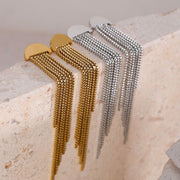 Boucle d Oreille Acier Inoxydable Dorée
