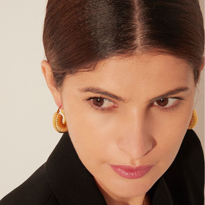 Boucles d oreilles acier inoxydable