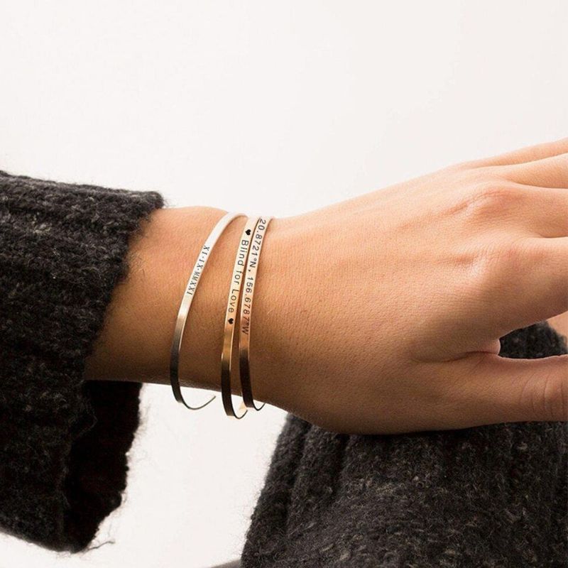 Bracelet Acier Inoxydable Personnalisé